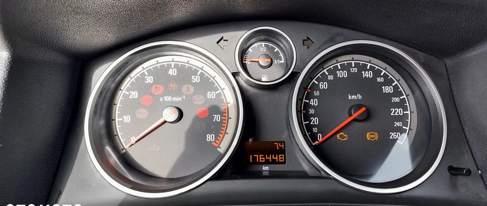 Opel Zafira cena 16900 przebieg: 176448, rok produkcji 2009 z Czarna Woda małe 137